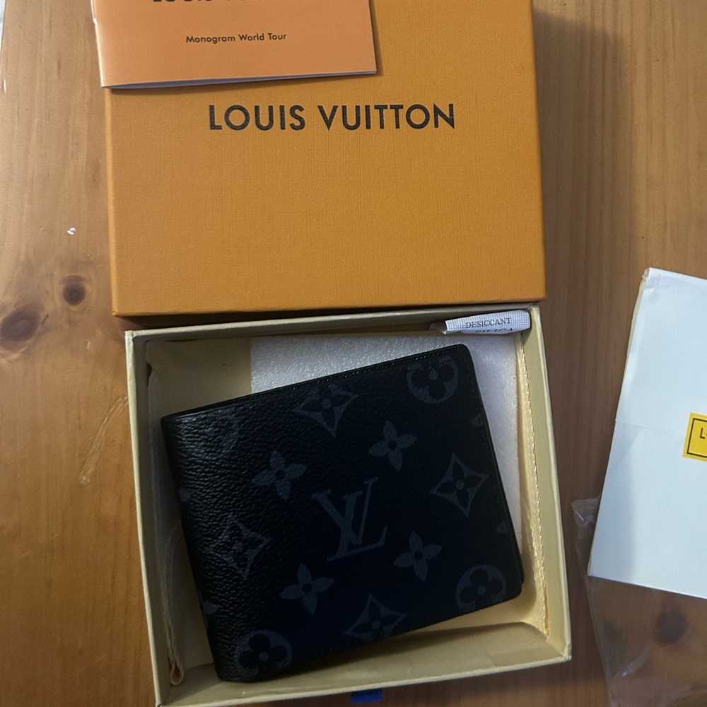 Louis Vuitton Black Monogram Card Holder